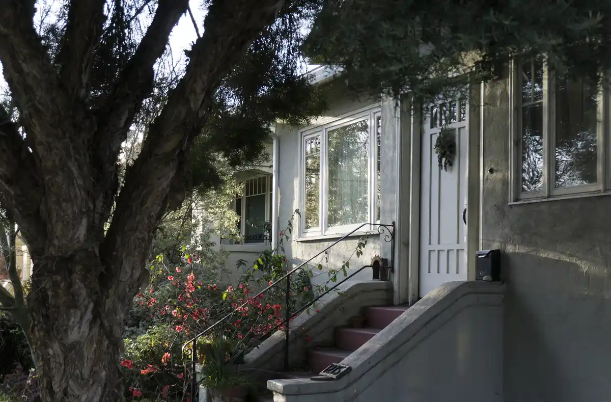 Front door of a house