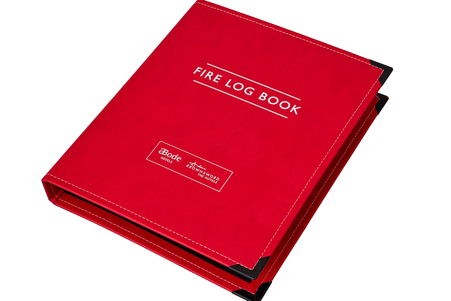 Abode Hotels Fire Log ring Binders