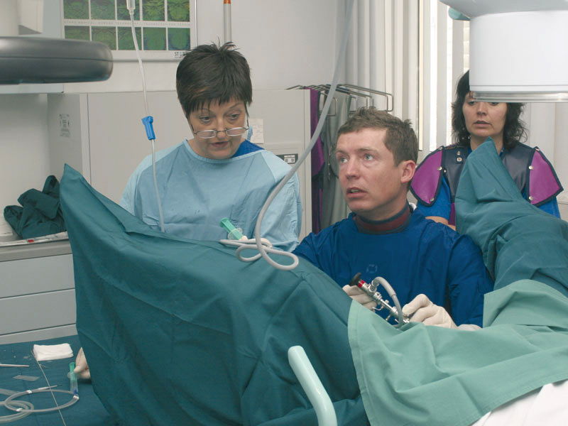 Endourological stone treatment