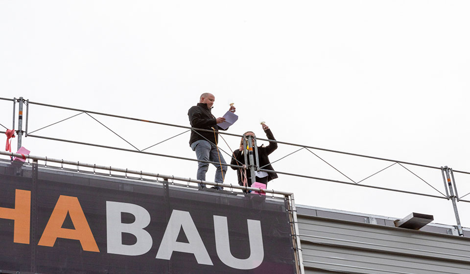 STORZ MEDICAL topping-out ceremony