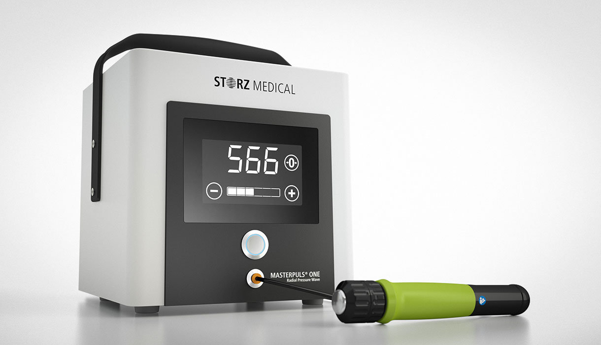 STORZ Medical Masterpuls One radial pressure wave device, introduced in 2018