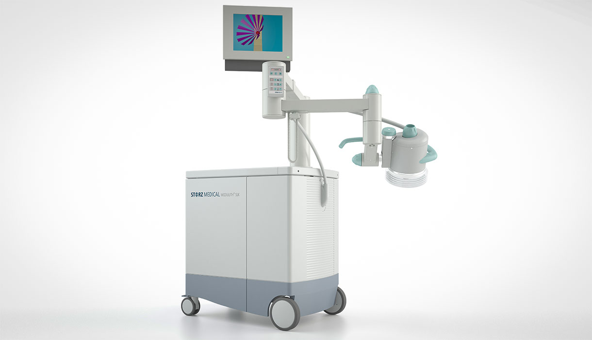 STORZ Medical Modulith SLK lithotripter with Lithotrack navigation, introduced in 1999