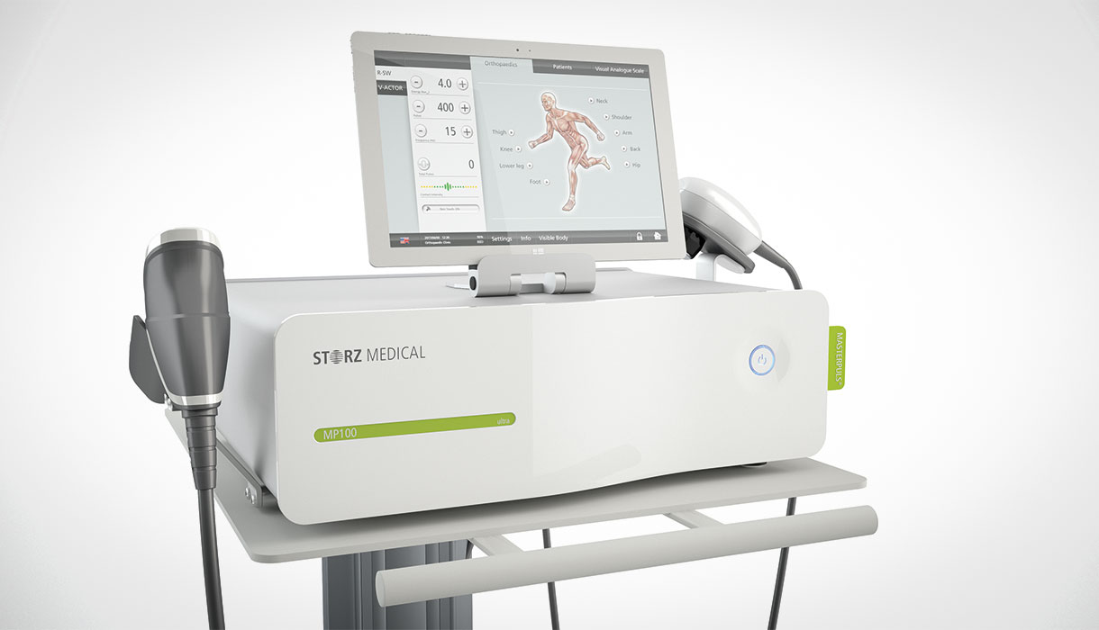 STORZ Medical Masterpuls ultra line radial pressure wave devices, launched in 2014