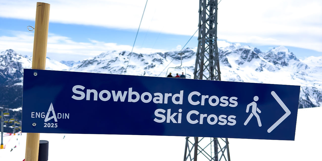 STORZ MEDICAL signage at the FIS Snowboard, Freestyle and Freeski World Championships 2025