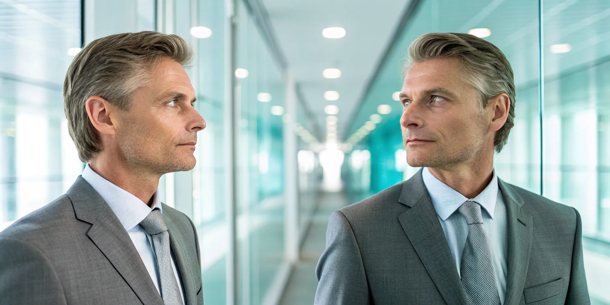 Two men representing the difference between biological age vs chronological age.