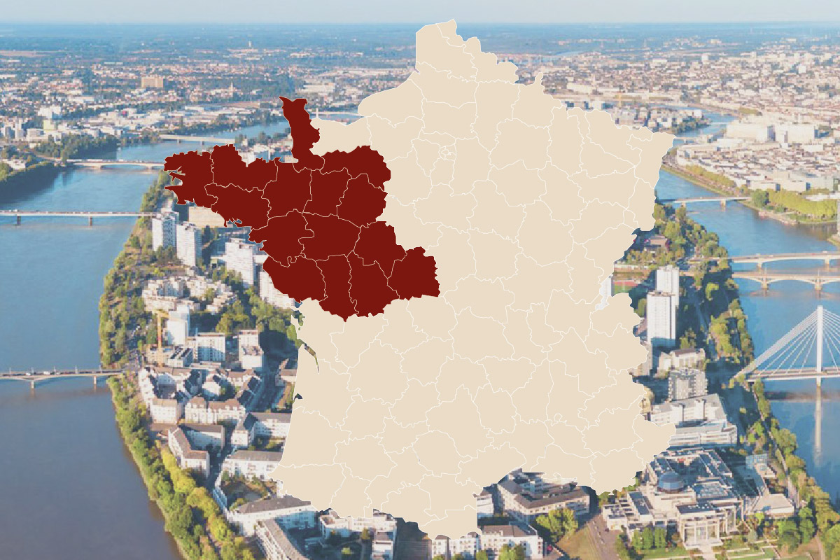 Carte Grand Ouest Proudreed