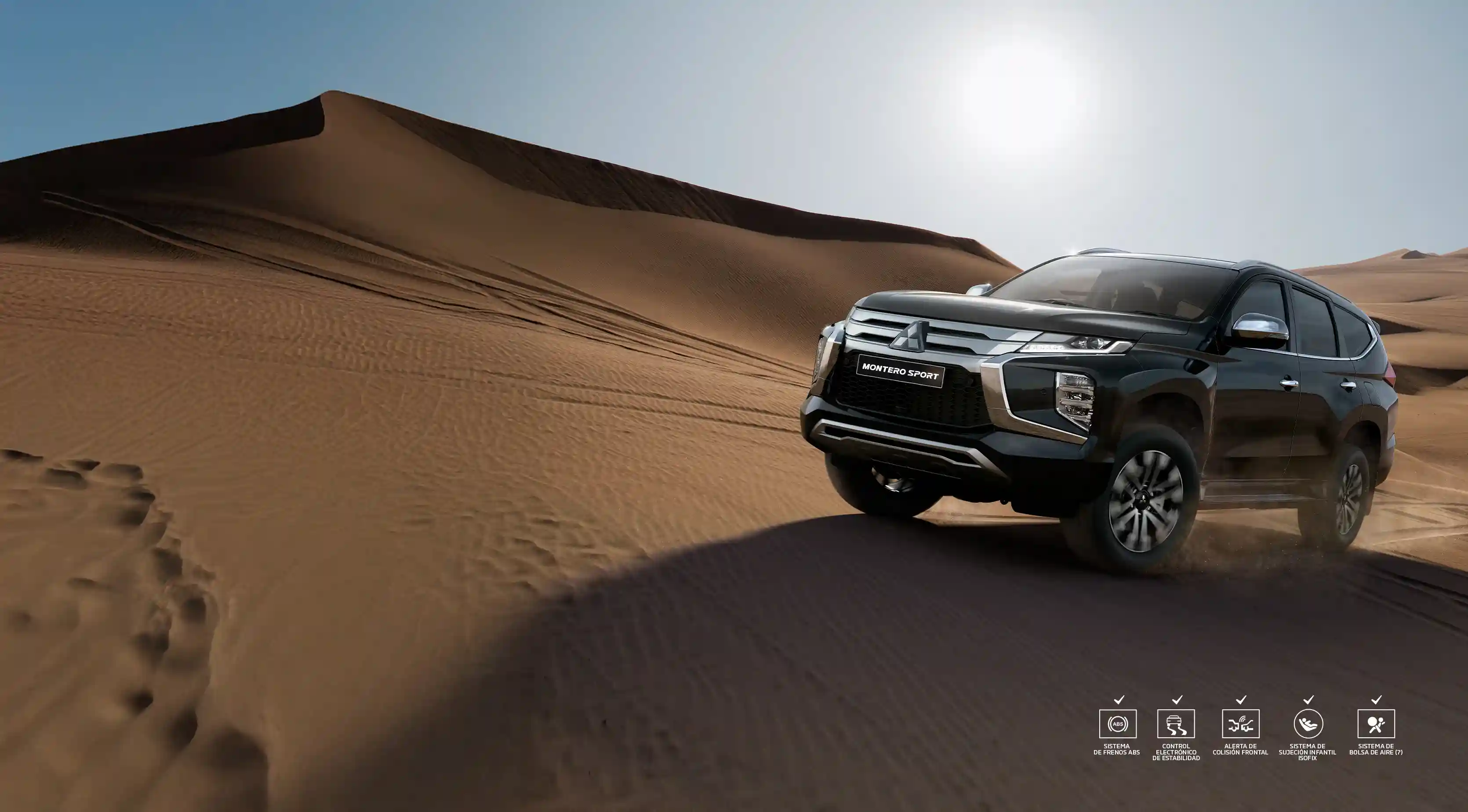 Mitsubishi Montero Sport en terreno todoterreno
