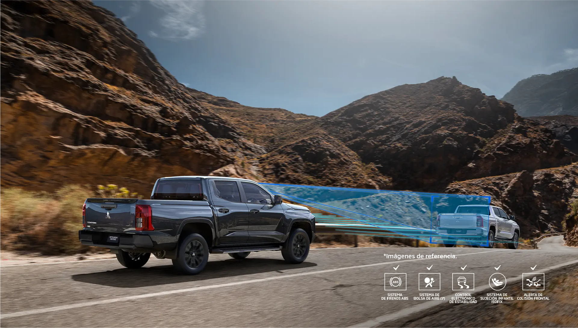 Mitsubishi L200 luces altas automáticas