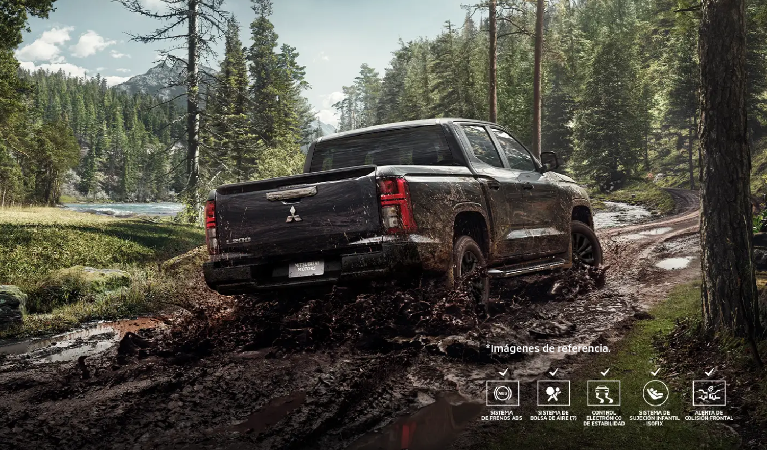 Mitsubishi L200 off road