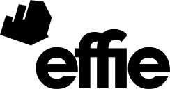 Logo of the effie Awards.