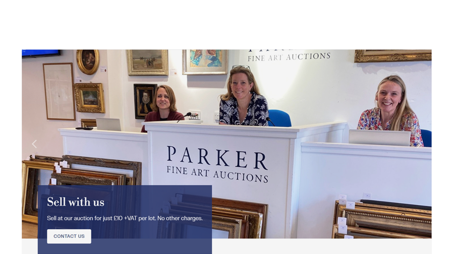 Rugby Web Design Limited project - Parkers Fine Art