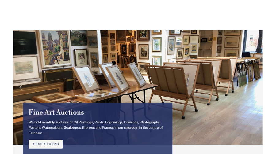 Rugby Web Design Limited project - Parkers Fine Art