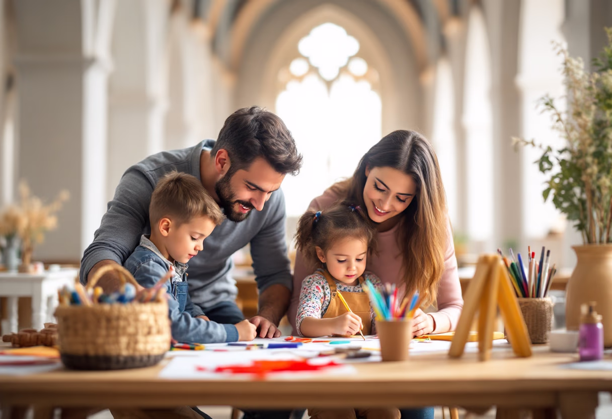 4. image of community outreach event: art workshop