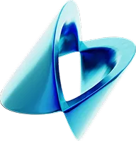 icono de una figura abstarcta cristalina en 3d