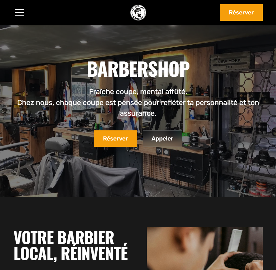 mockup barbershop