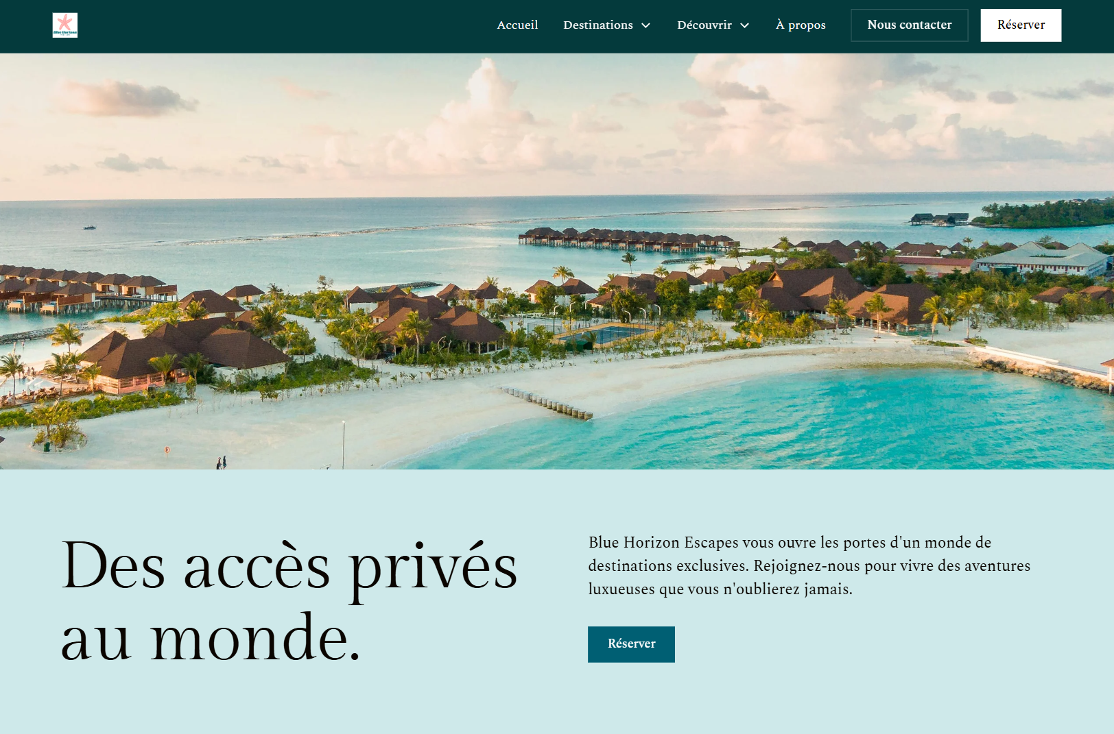 Mock up agence voyage