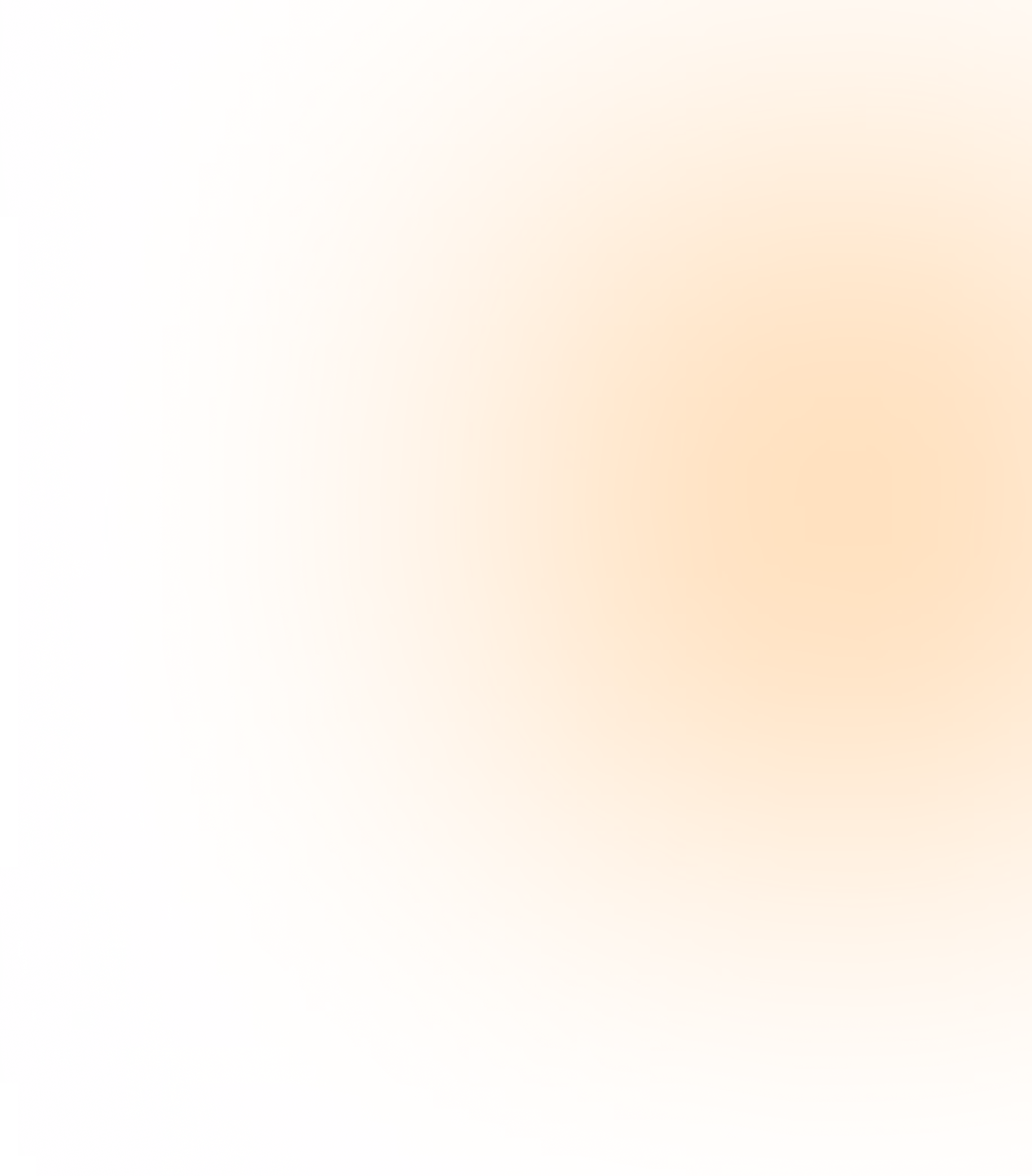 Abstract radial gradient with bright orange center fading to softer yellow and pink tones at the edges.