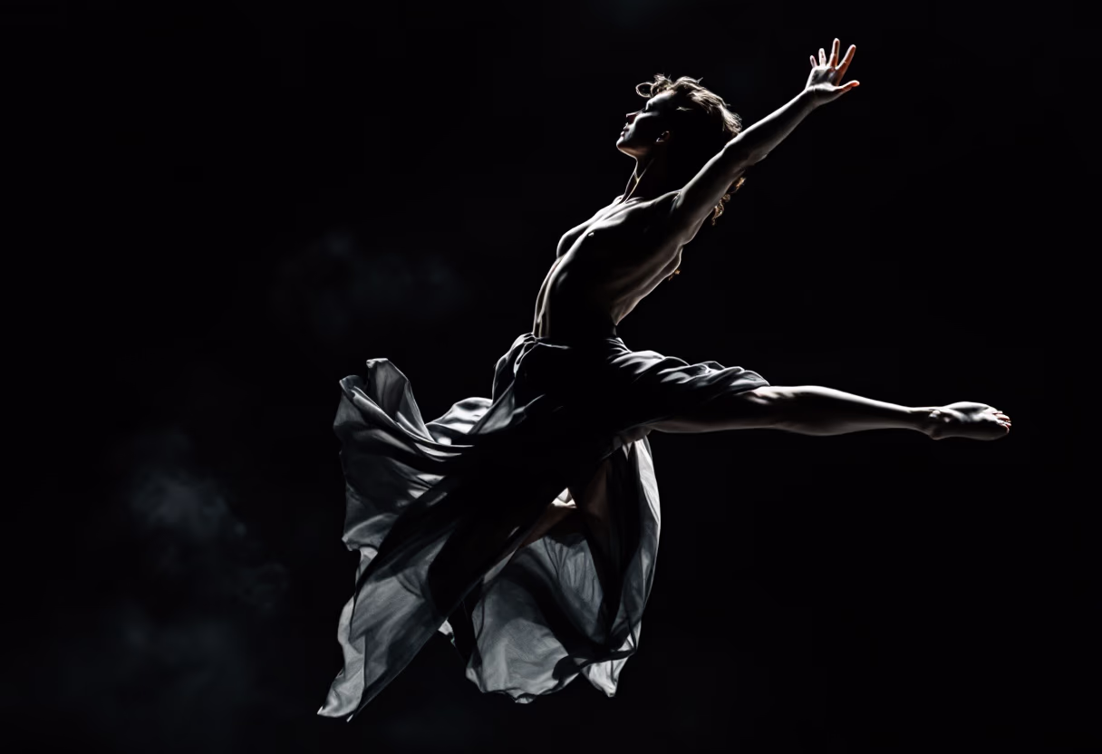 image of a modern dance performance