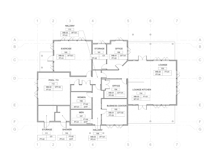 Finish Plan from the Cartoon Set
