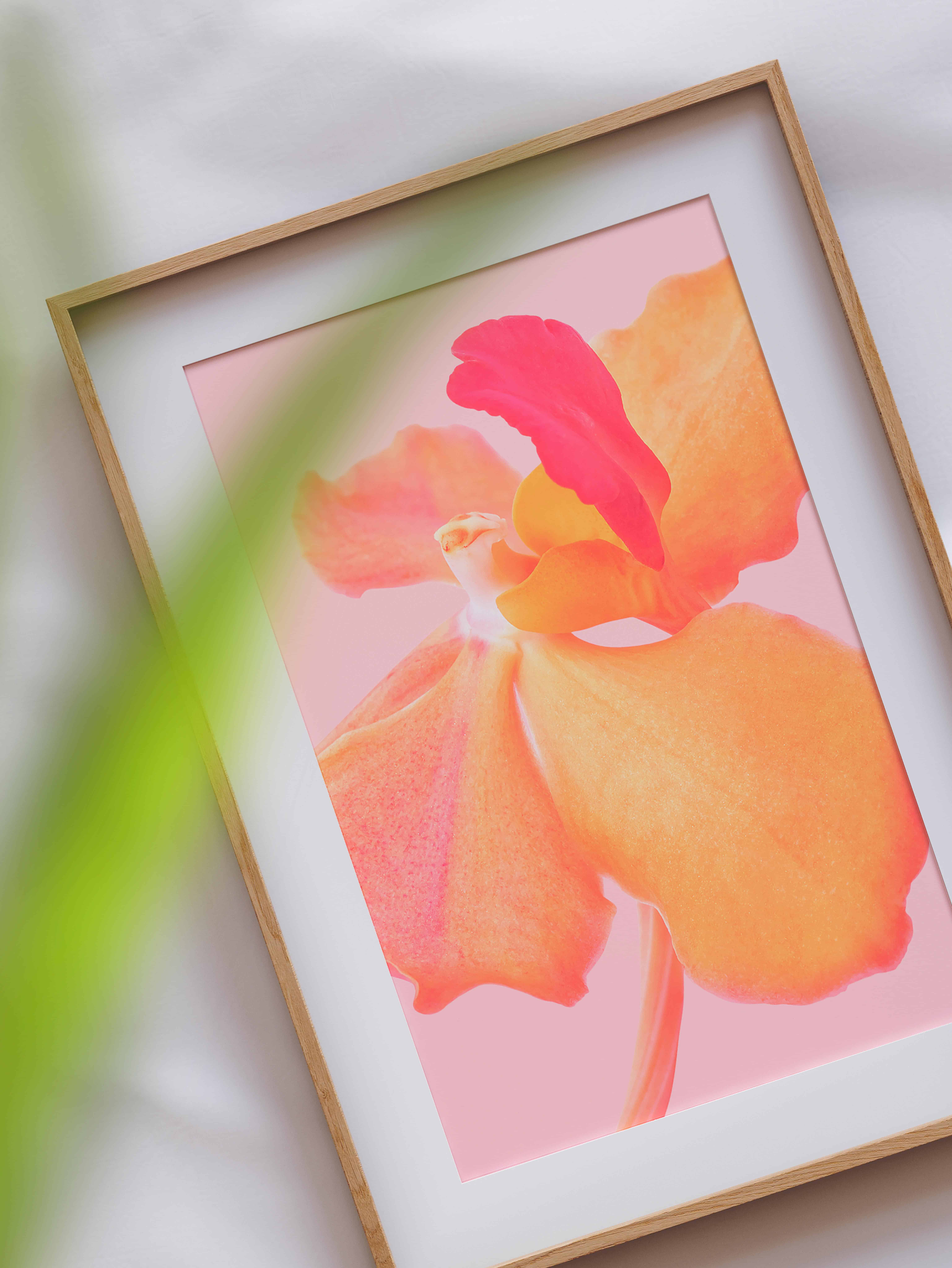 a painting of a flower