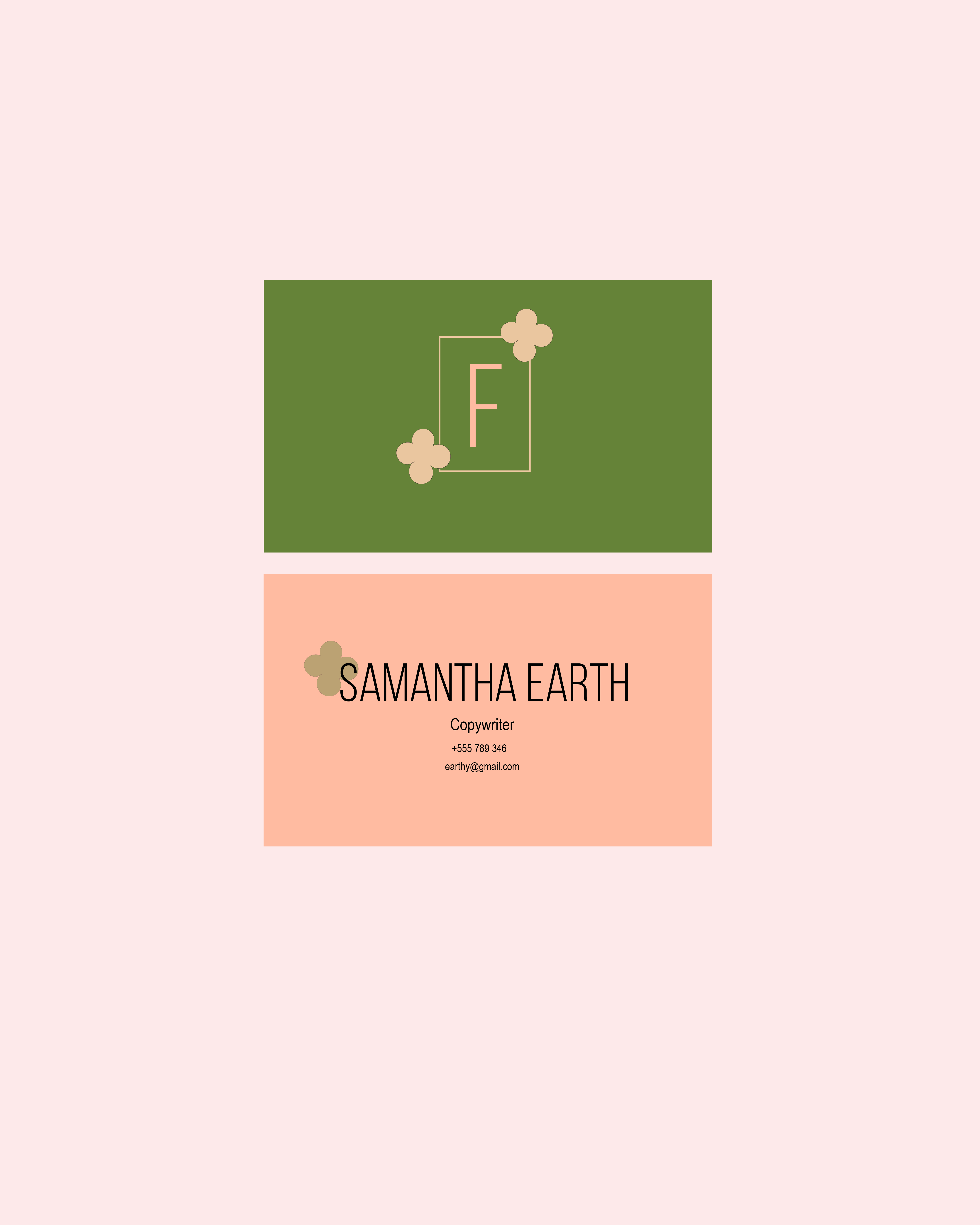 fun and feminine business cards