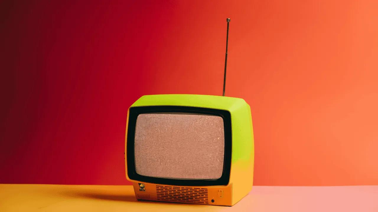 retro colorful tv