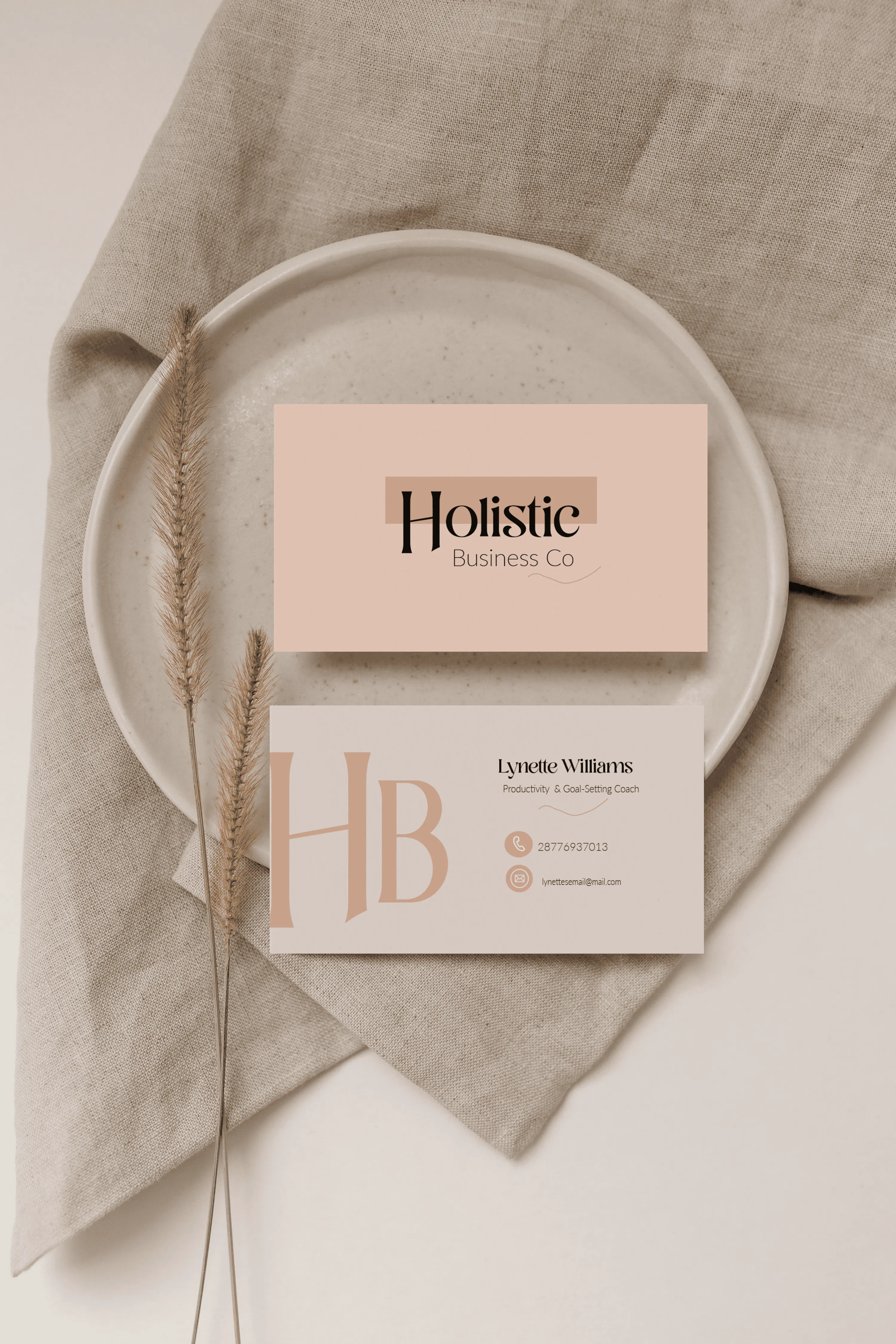 feminine business cards
