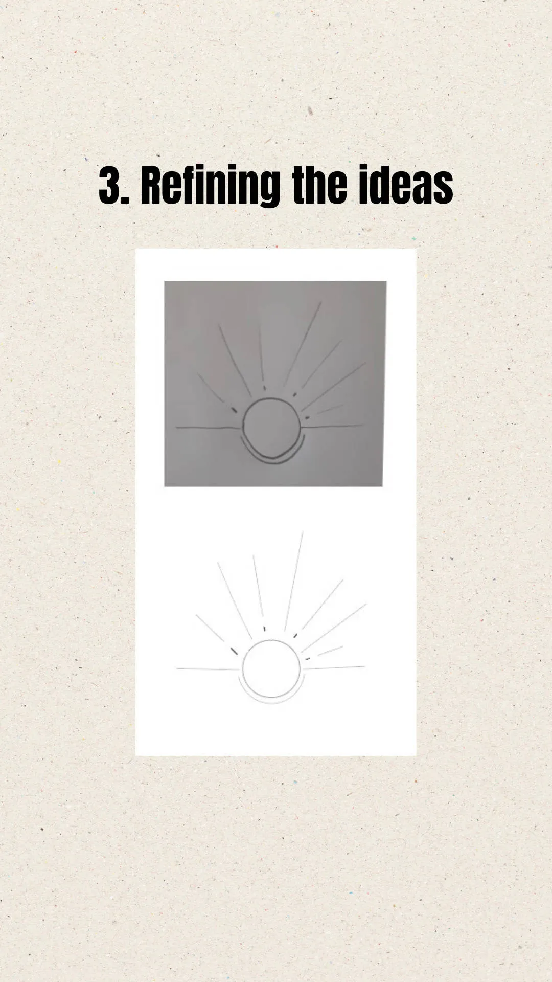 brand and website process: step 3 refining the ideas