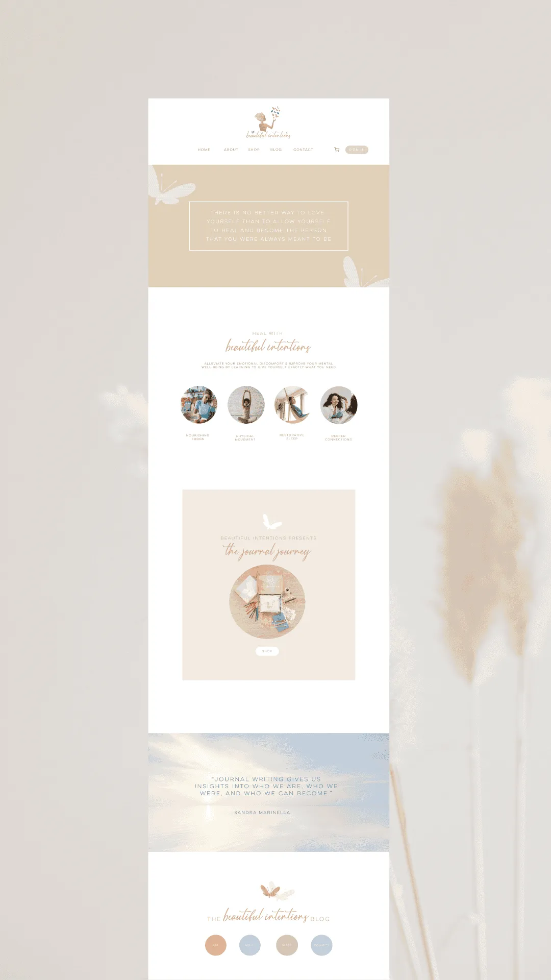 Clean Wix website design