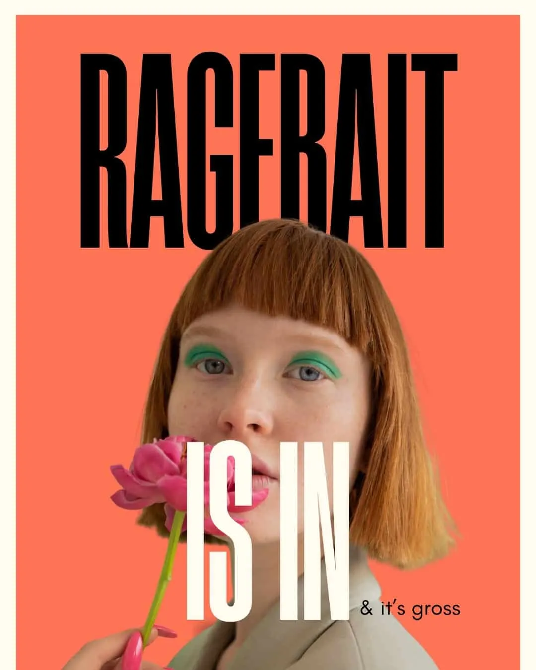 bold social media post about rage marketing