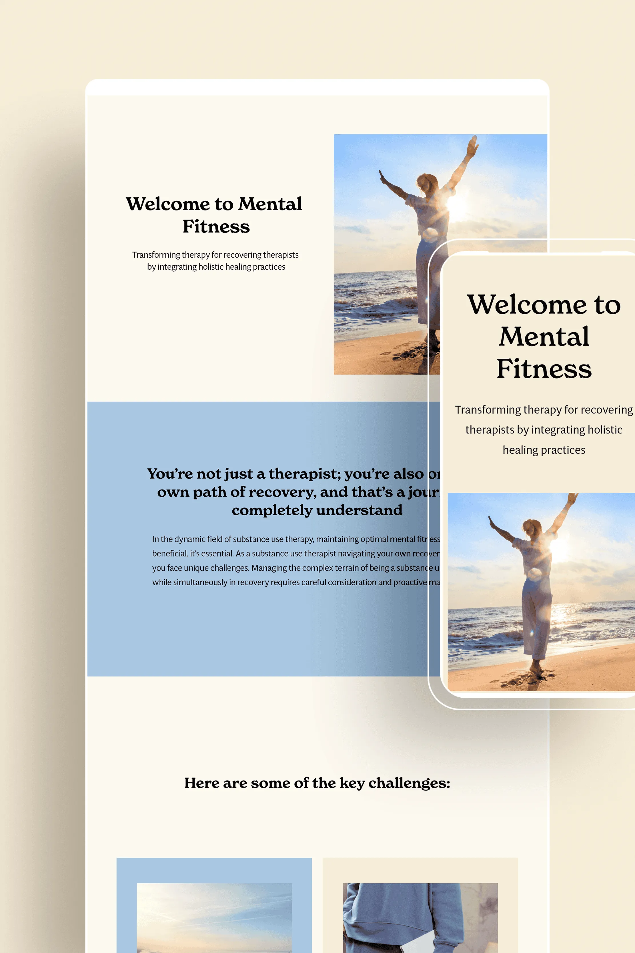 Squarespace therapist website