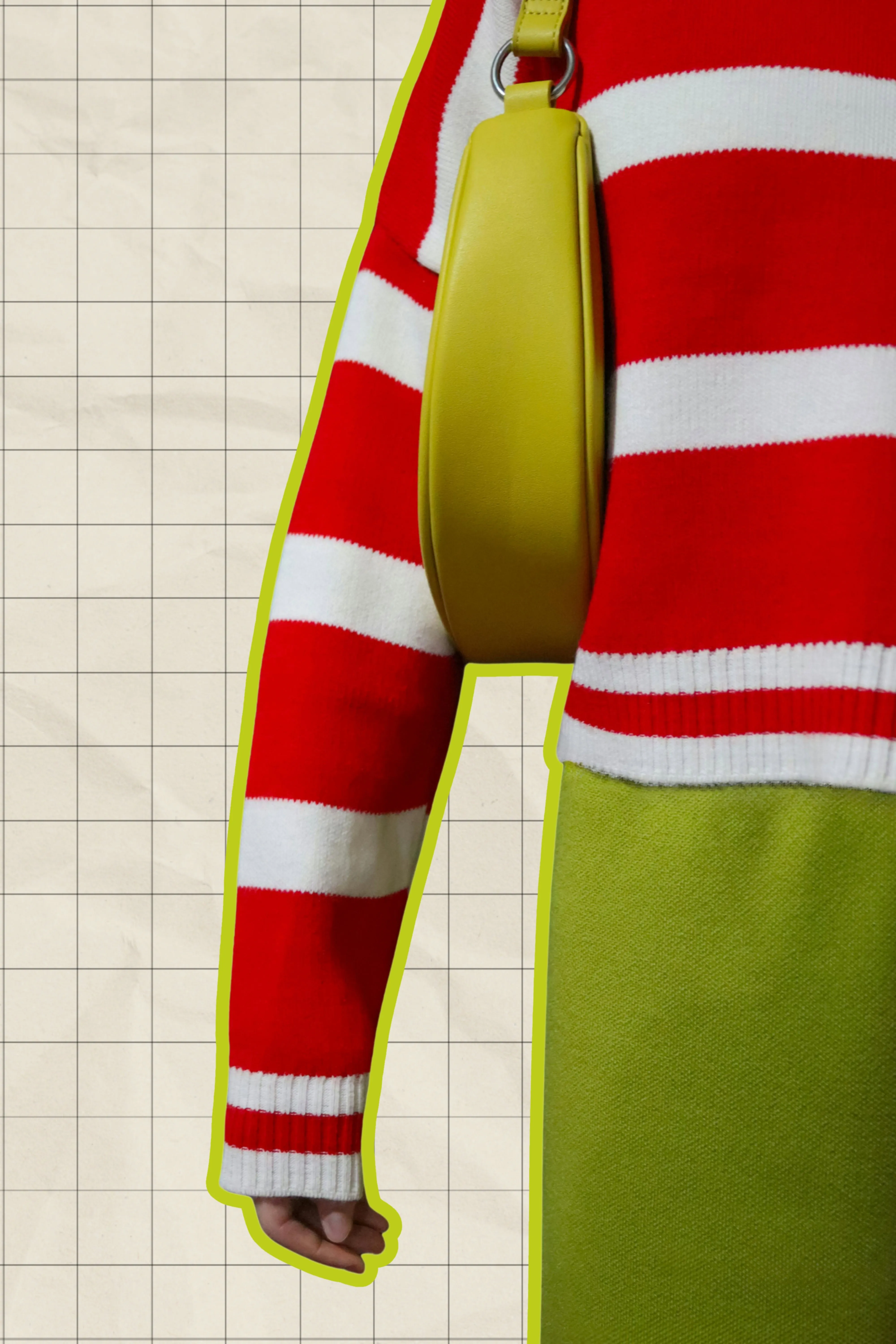 woman holding a purse