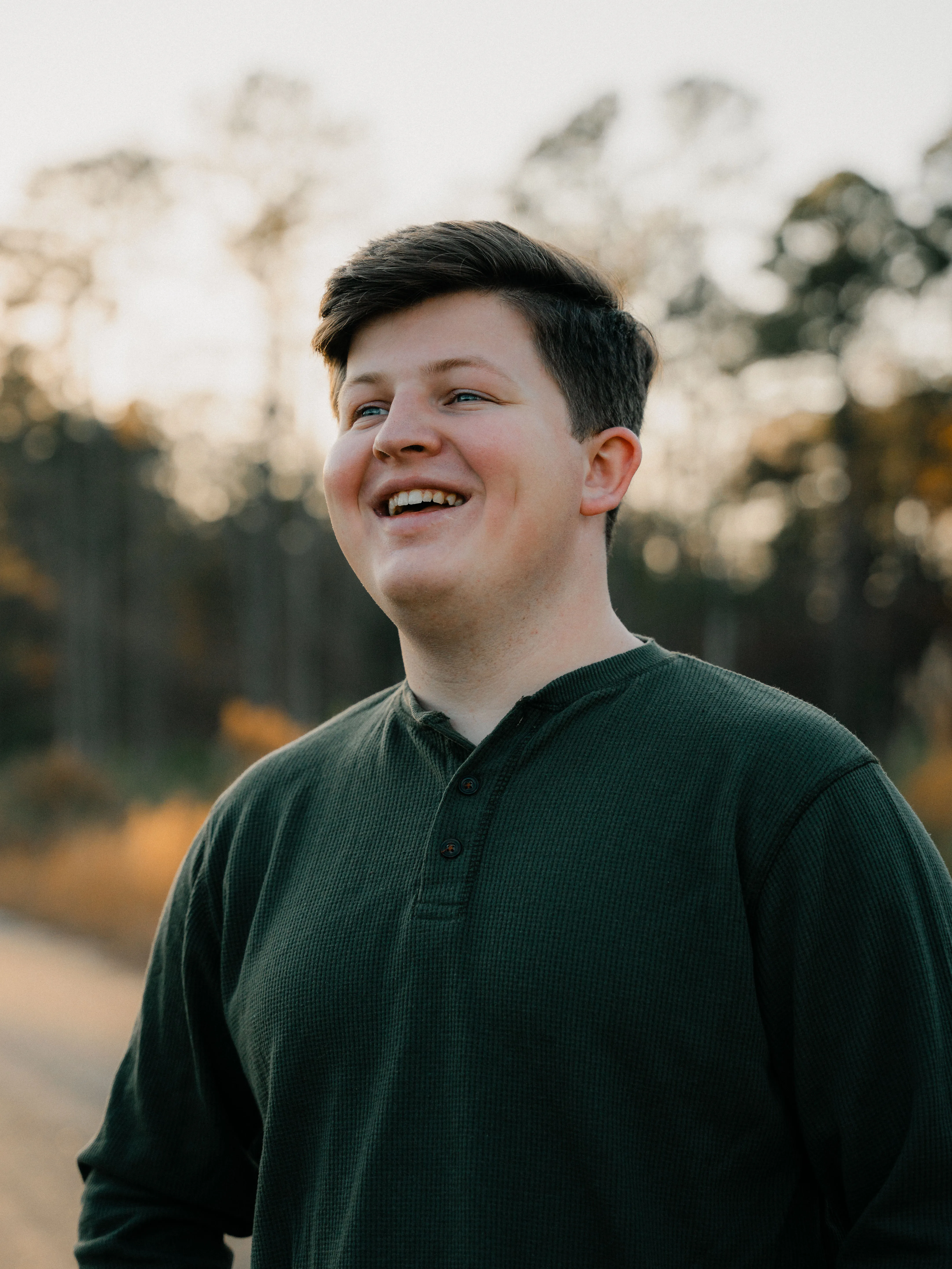 Outdoor portrait of Luke Impson.