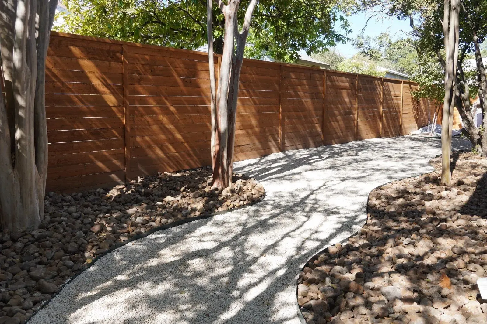 Hardscaping installation and quality inspection in Austin, TX