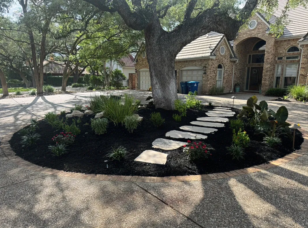 Custom design landscaping project in Austin, TX