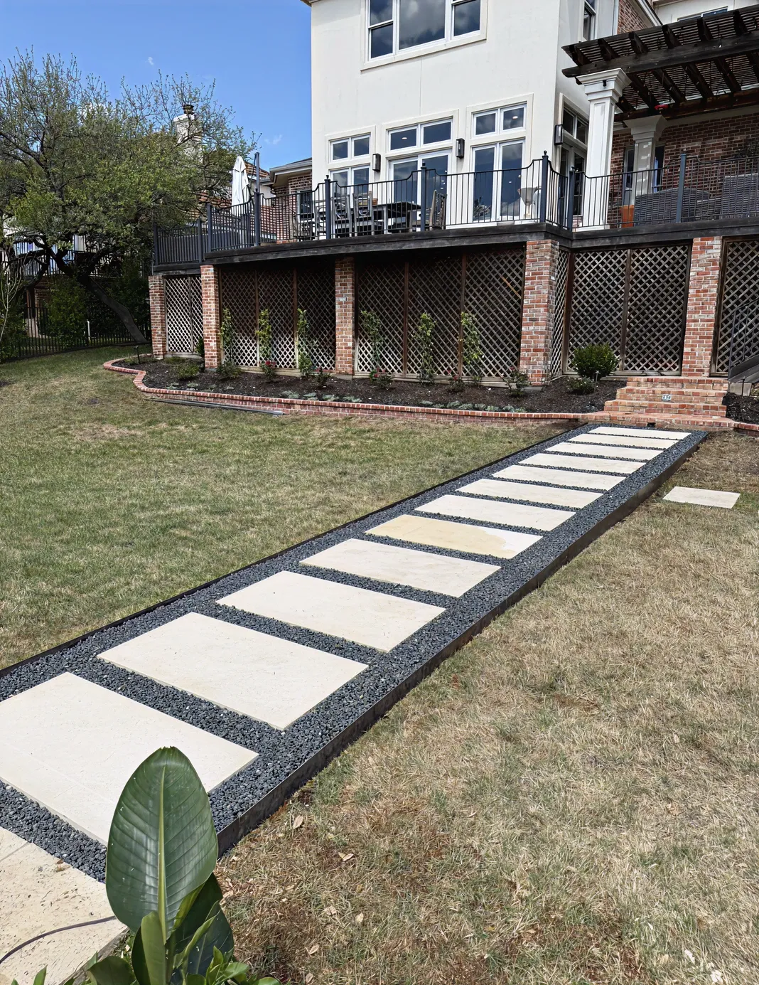 Custom hardscaping in Austin, TX by Twelve Point Landscaping