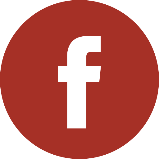 Facebook red logo.