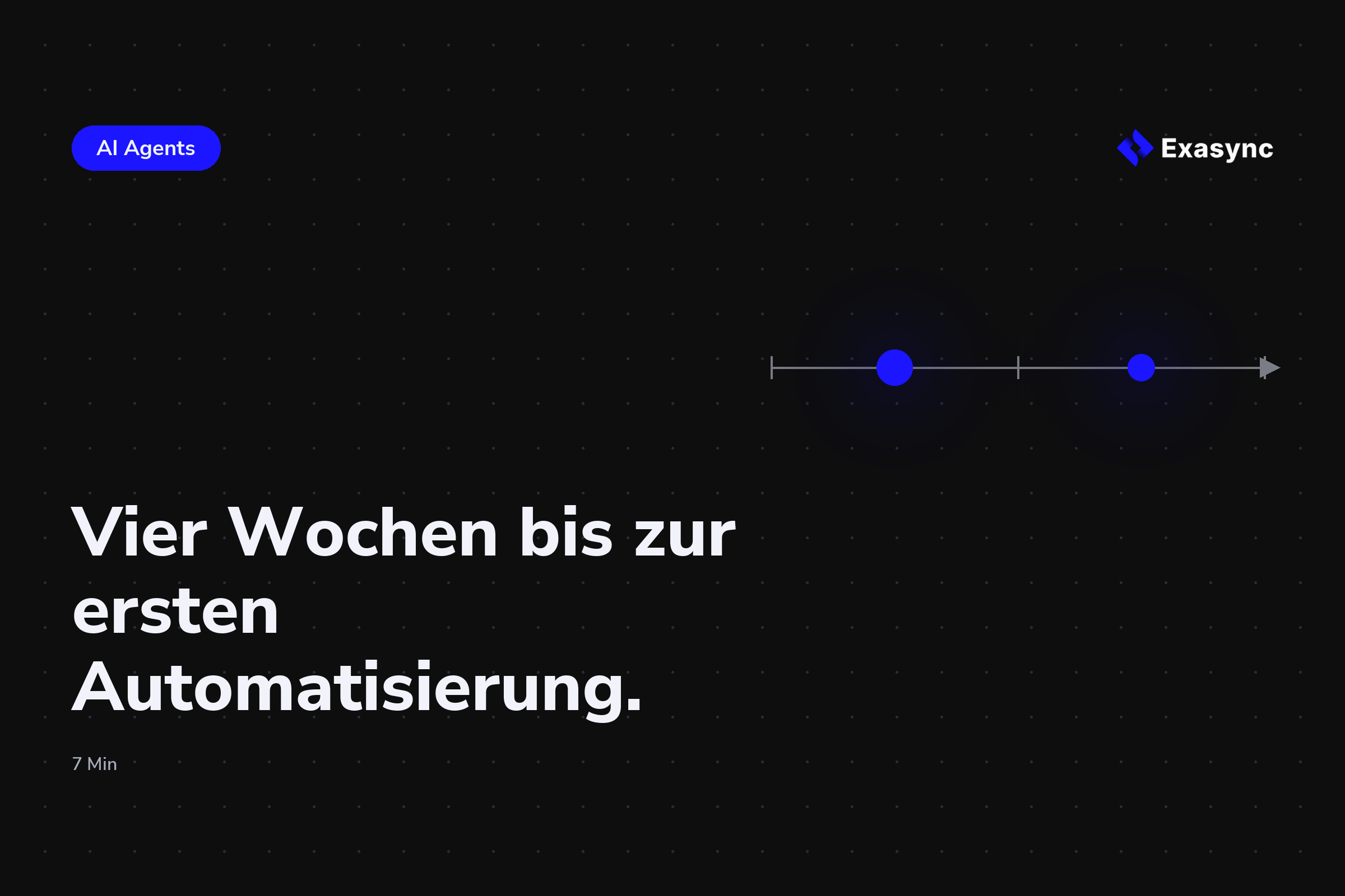 Vier Wochen bis zur ersten produktiven Automatisierung: der Wochenplan aus unseren Speditionsprojekten