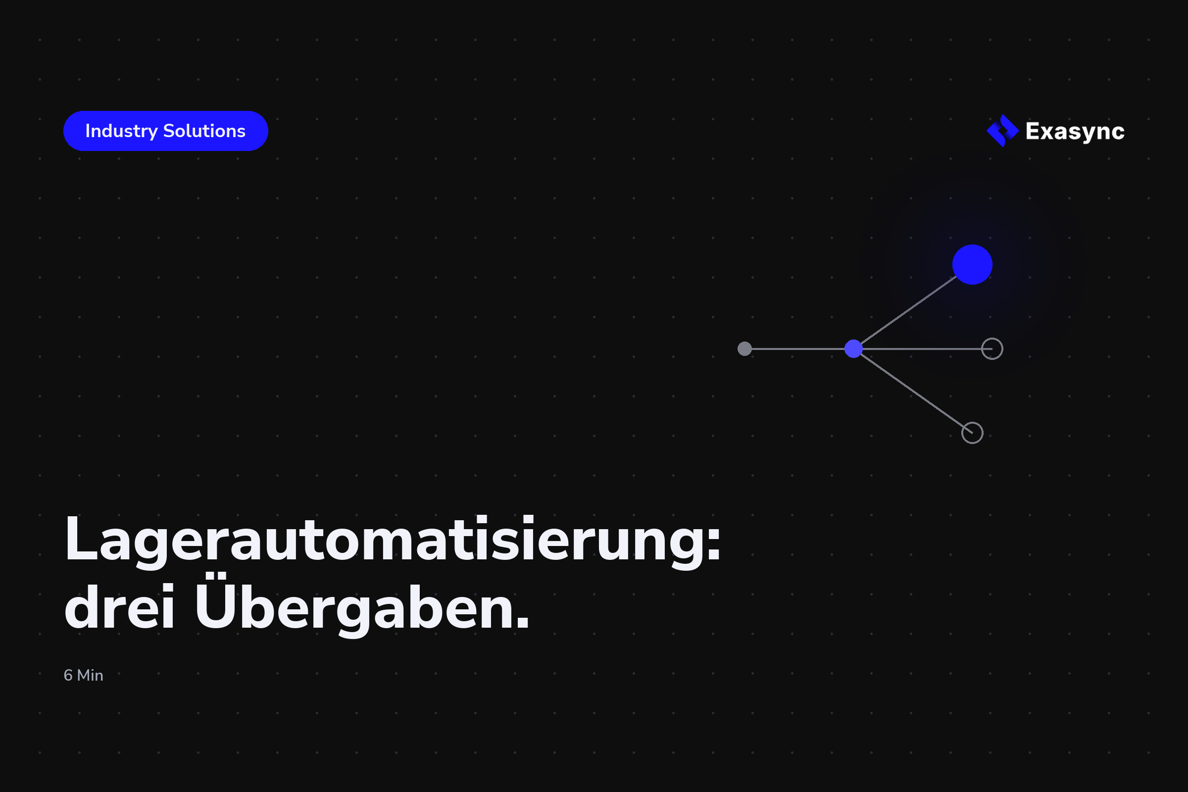 Lagerautomatisierung im Mittelstand heißt nicht neues WMS. Es heißt: drei Übergaben automatisieren.