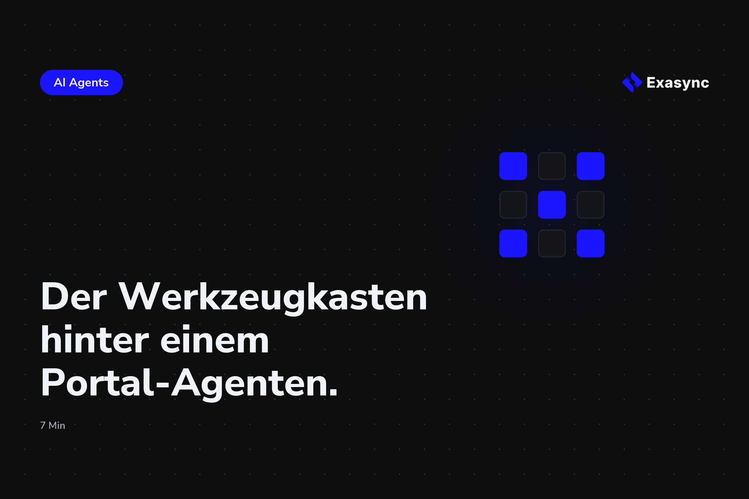 Was ein Portal-Agent wirklich braucht: der Werkzeugkasten hinter einer Logistik-Automatisierung