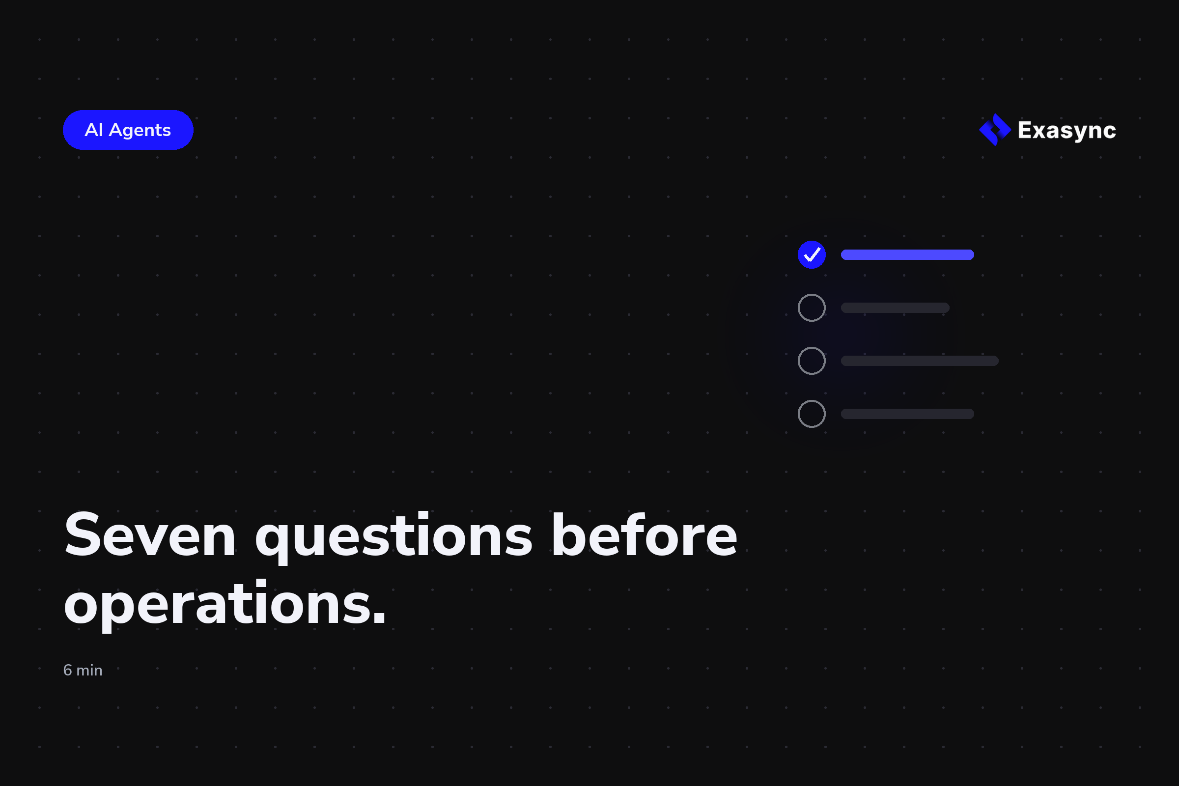 Seven questions an AI solution for freight forwarding has to answer before it is allowed into operations