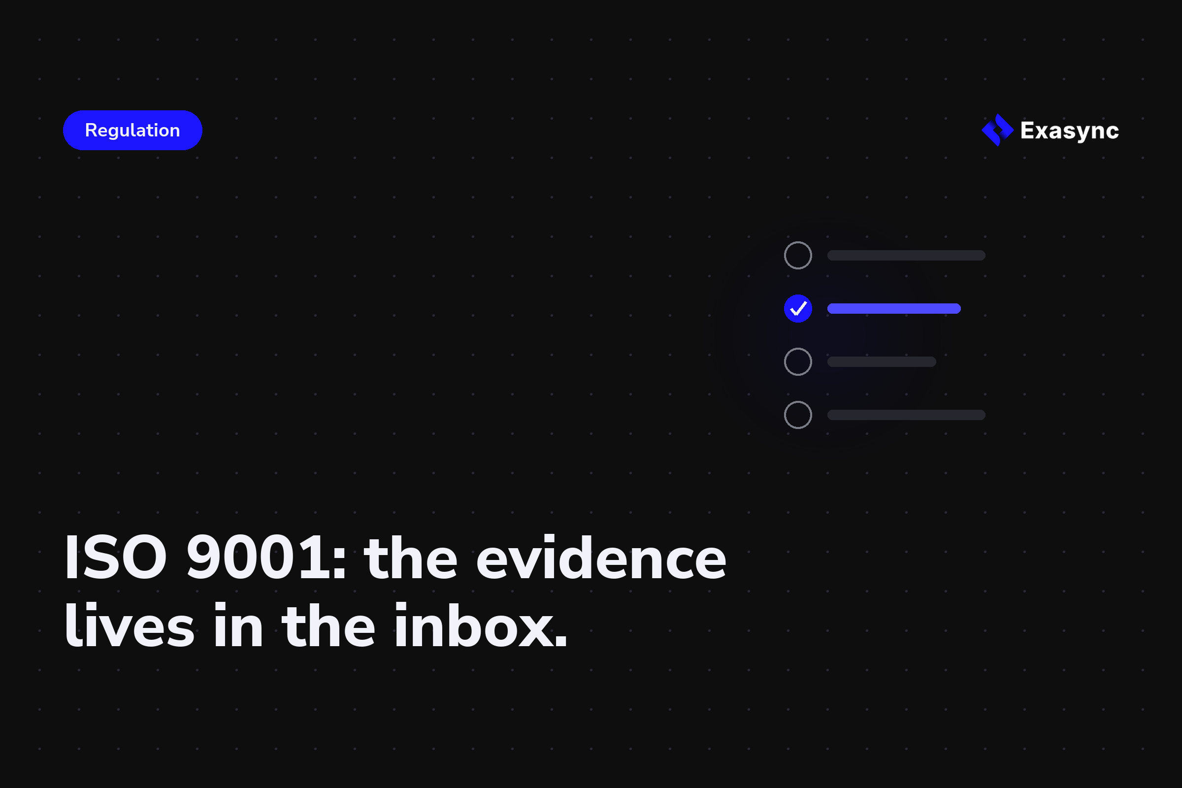 ISO 9001 complaints: the audit evidence lives in the inbox, not in the quality manual