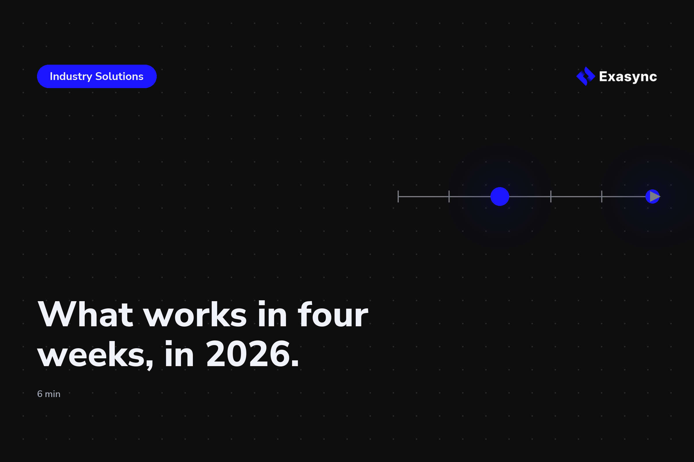 Digitalization in logistics: what works in four weeks in 2026, and what does not