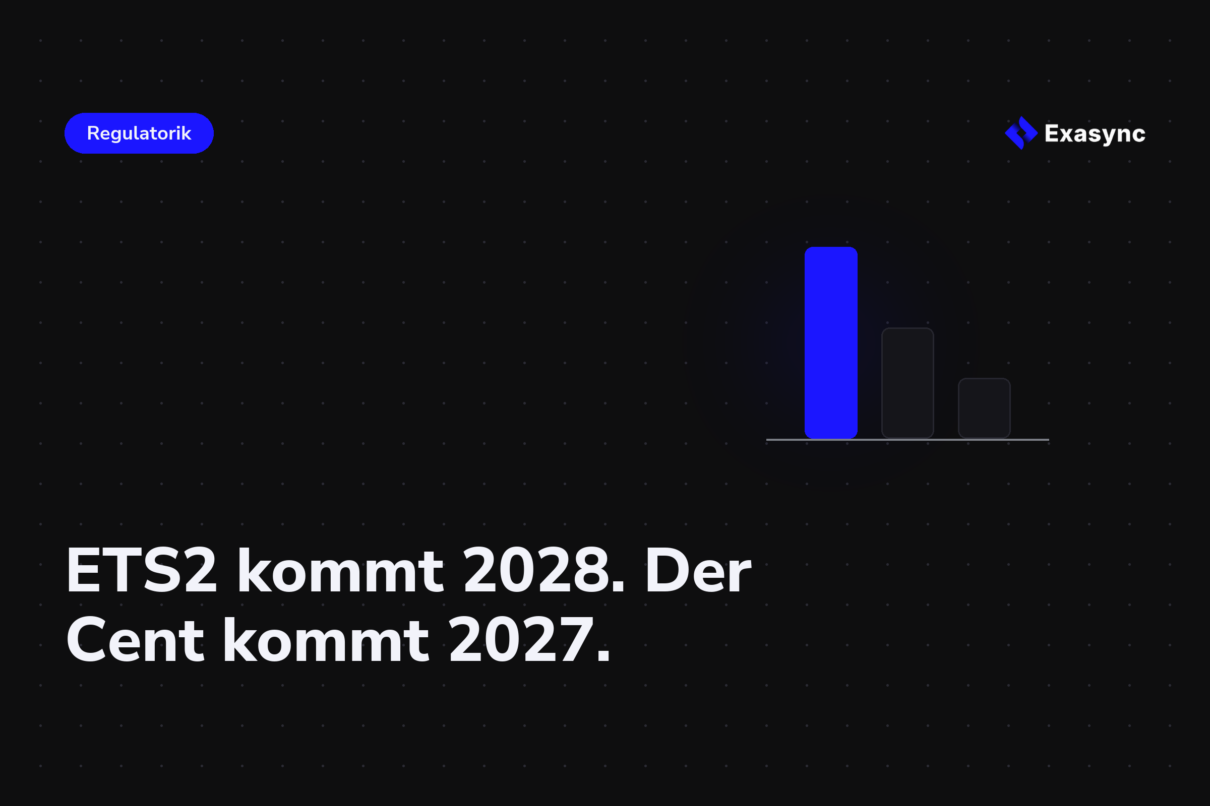 ETS2 kommt 2028. Der CO2-Aufschlag auf Diesel trifft Speditionen schon 2027.