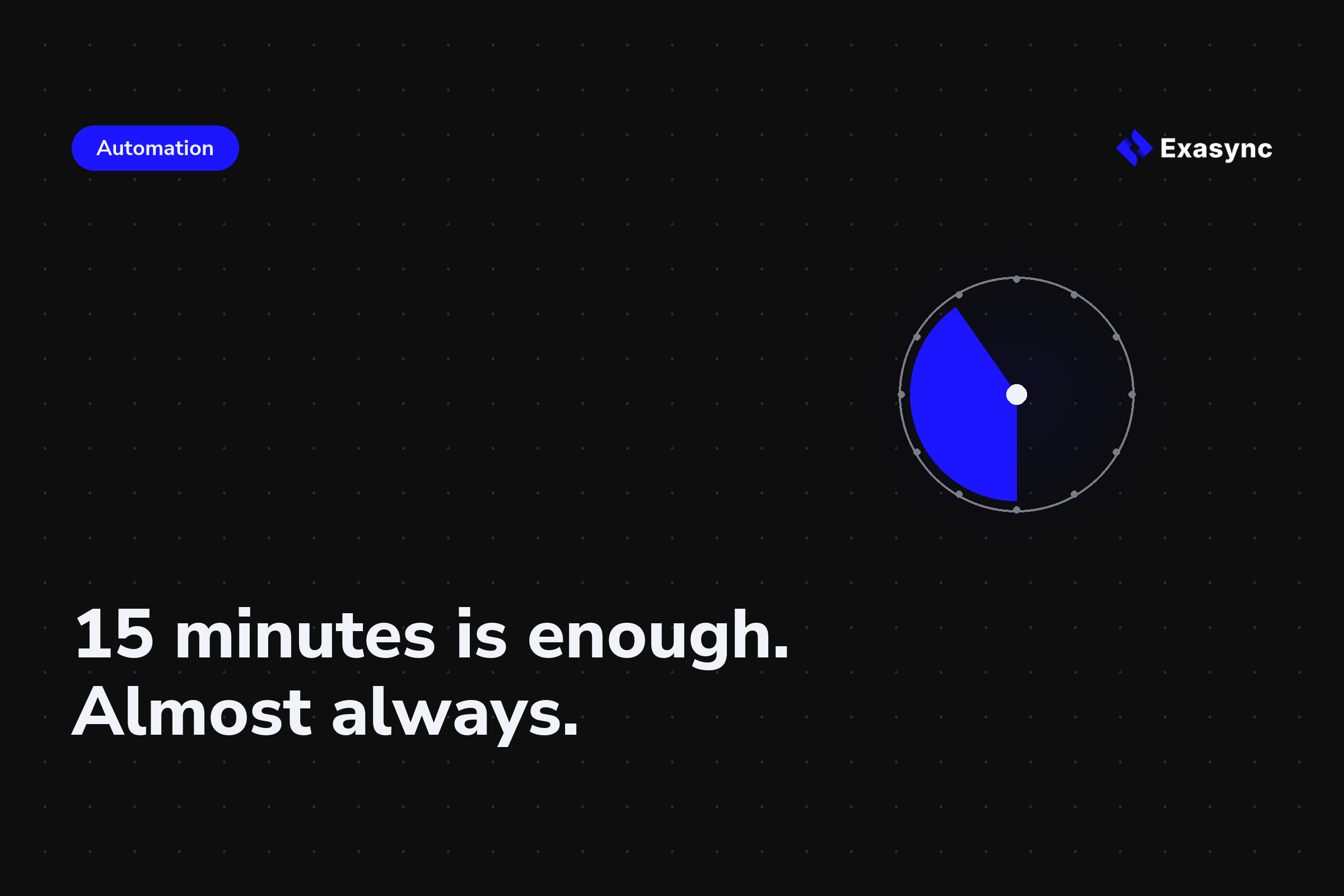 Automatic arrival notification from telematics: why 15 minutes is enough