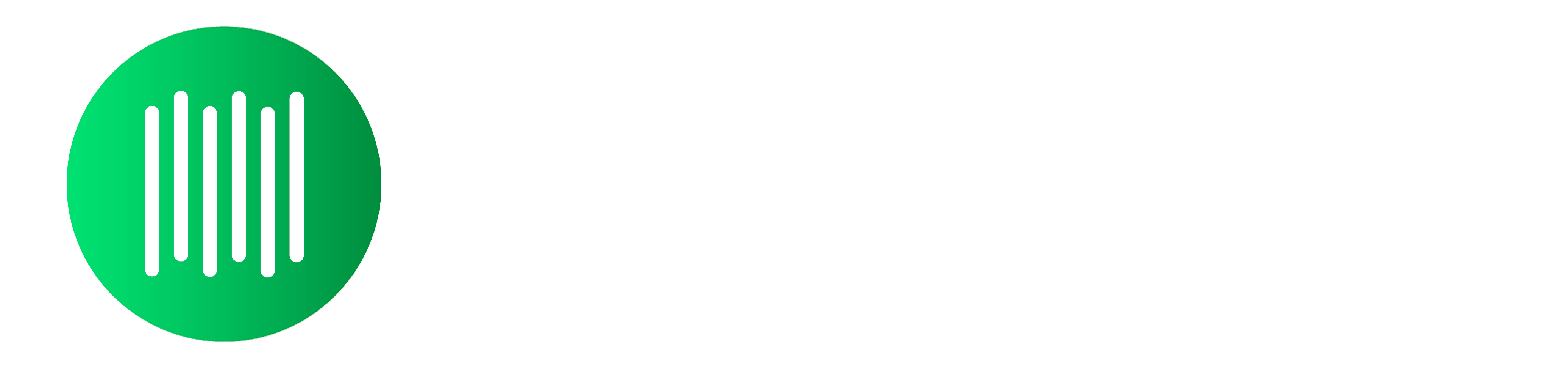Upscale Business Coaching logo with white text and vertical bars inside a green circle.