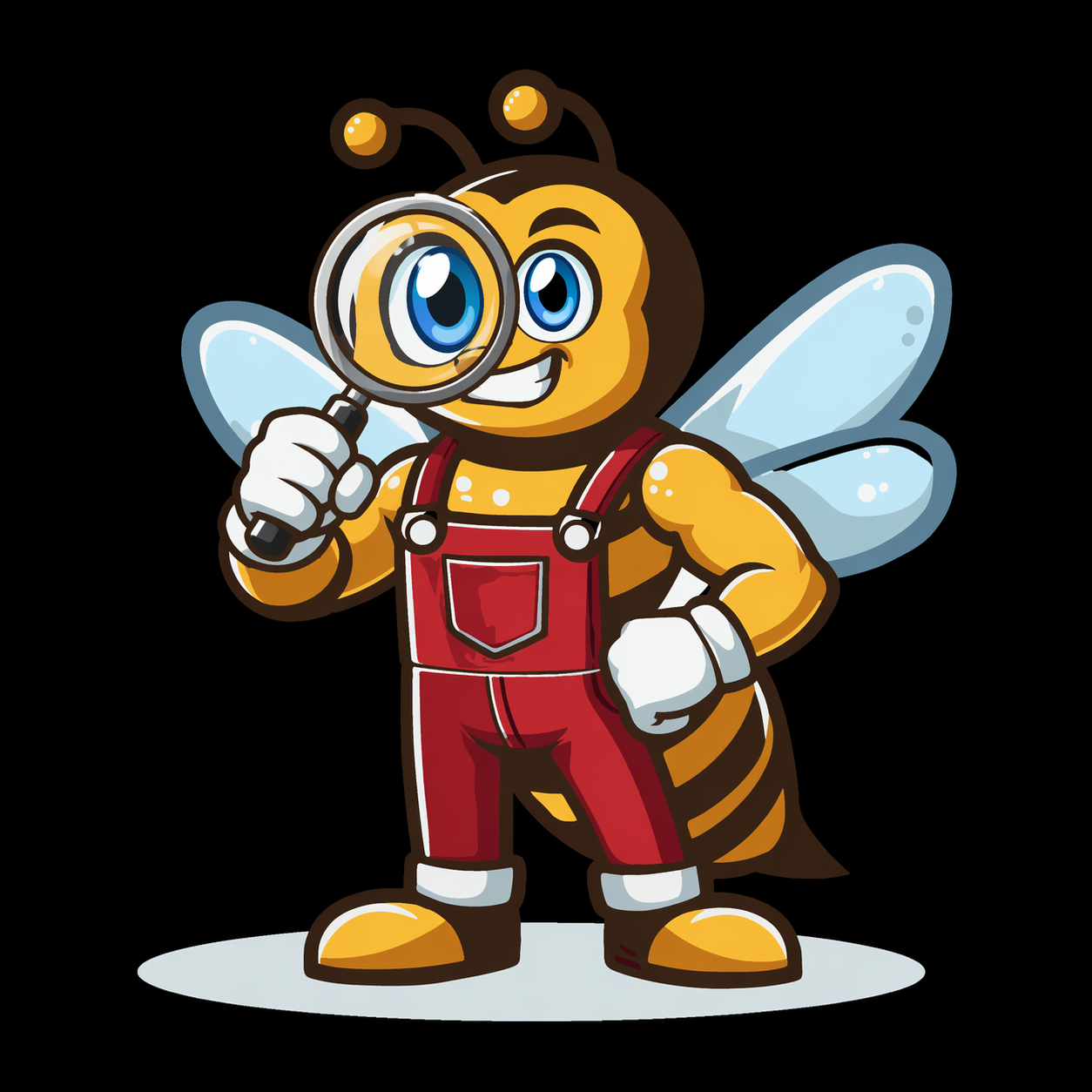 HoneyDo bee inspecting plumbing