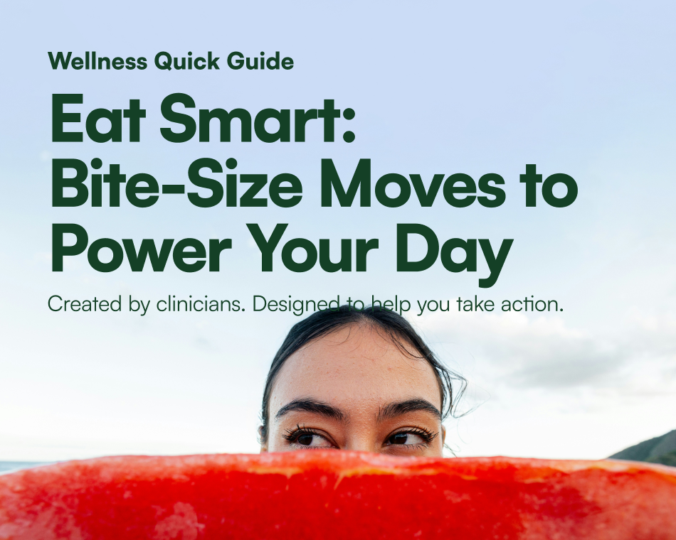 Eat Smart: Bite-Size Moves to Power Your Day quick guide cover