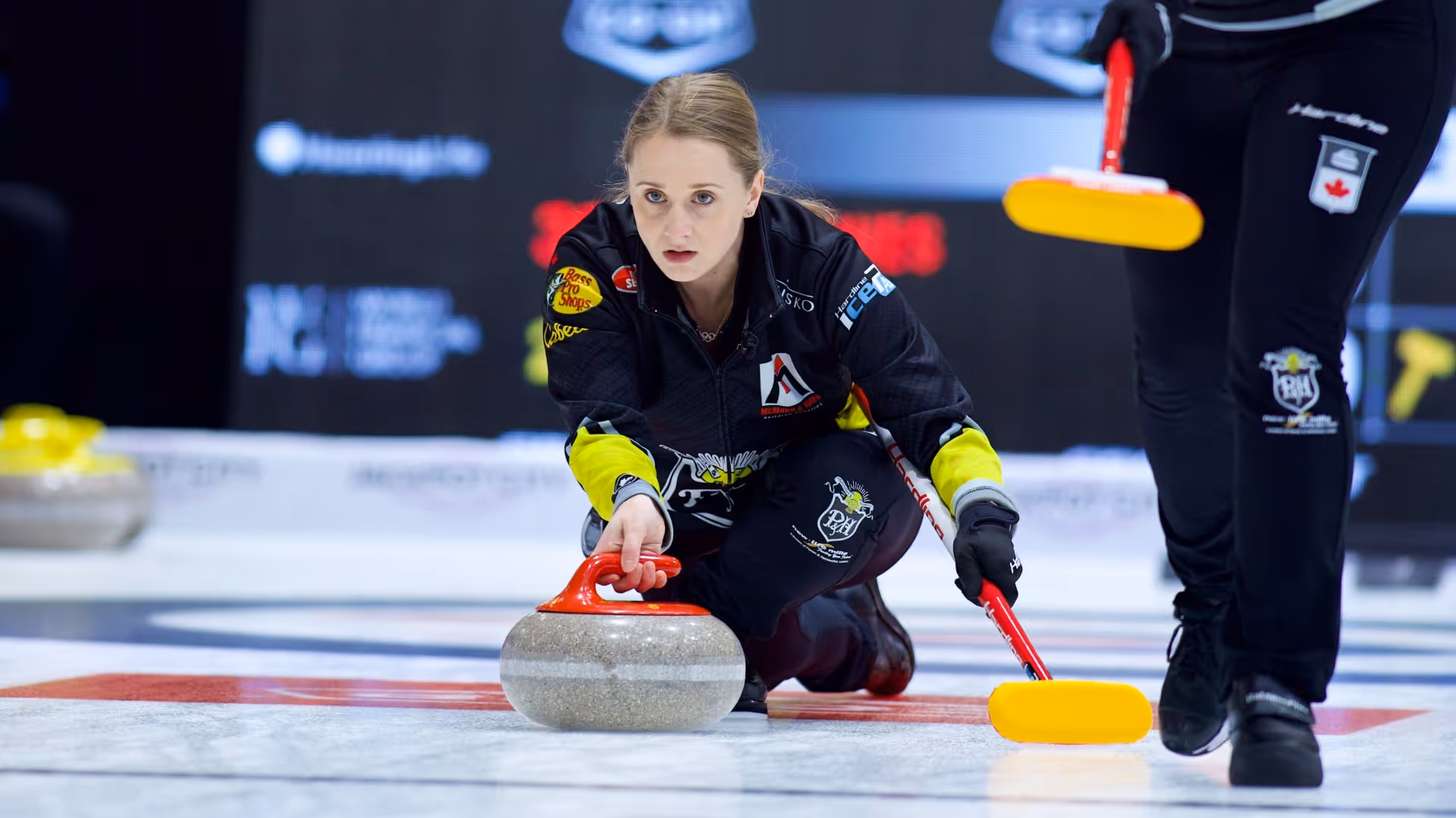 Jocelyn Peterman in action at the 2024 Canadian Open in Nisku, Alta.