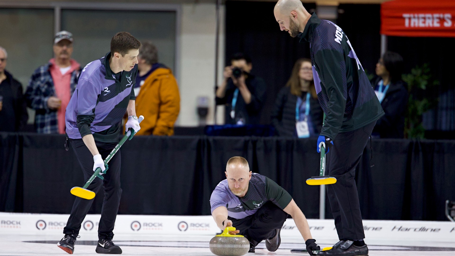 Shield Curling Club will go down in the books as the winner of the first match in Rock League history.